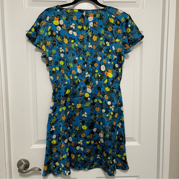 NWT ZARA FLORAL PRINTED MINI DRESS - Picture 6 of 6